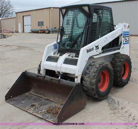 2002 vertical lift 763 bobcat skid steer for sale|bobcat 763 for sale.